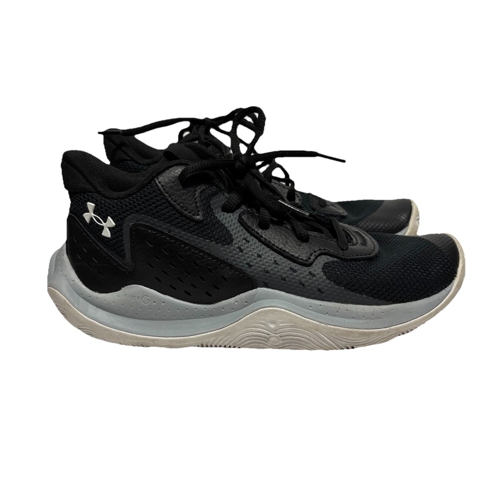 Under Armour Jet 23 Youth Basketball Shoes Size 7Y Black Athletic Sneakers